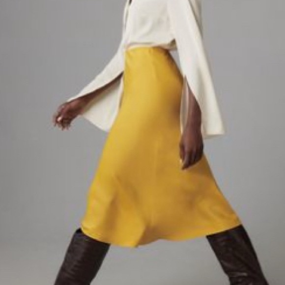 Tilda slip skirt in mustard - Picture 1 of 4